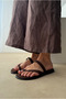 Women's Slippers Brown Suede - 2