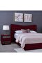 MARS HEADBOARD VELVET MAROON L-160 : H-125 CM - 5