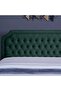 ANDROMEDA HEADBOARD CHANEL OLIVE GREEN L-150 : H-125 CM - 2