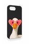 iPhone 16E Compatible Lovely Duck Pattern Silicone Case - 3