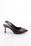 2029 Women's Belt Buckle Detailed Heeled Shoes