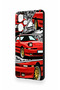 Poco F5 Compatible Red Supra Patterned Silicone Case - 4