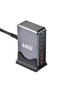 440W GaN Pro Desktop Fast Charger, 8-Port Charging Station, 5 USB-C & 3 USB-A, Dual 100W PD, Multi-Device Power Hub (UK)