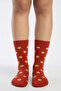 Women's 4-Pack Cotton Polka Dot Patterned Socks - 3
