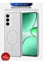 Realme C85 Pro 4G 2025 SilkTouch Premium Matte Silicone Protective with Thin Magsafe Case Cover