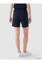 Vizyon New Season Women's Shorts with Elastic Waist and Stripes - 3