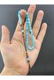 Ankle Length Capsule Cut Opal Simulated Rosary Beads with Rodage Special Tassel Design Special Series - 2
