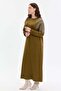 Stone Detailed Comfortable Fit Long Women's Dress - 3