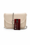 Mina Women's Chain Strap Magnetic Cream Mini Shoulder and Crossbody Bag - 2