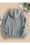 Unisex Hooded Women's Figure Printed Oversize Hooded Tracksuit Set - 4