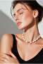 Natural Sea Shell Stringed Colorful Evil Eye Model Necklace