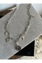 Silver Color Evil Eye Detailed Multi-Figure Luck Necklace for Women - 4