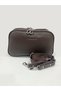 Women's Imported Premium Soft Leather 5-Compartment Crossbody Shoulder Bag 25 X 19 X 9 cm - 2
