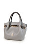 Gray Bag with Buckle Chain Detail 0063 - 2