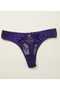 Tül Detaylı Tanga String - 5