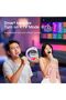 LED Colorful BT Speaker 3-in-1 Wireless Charger with Alarm Clock, RGB Music Night Light, Fast Charging Station - 3