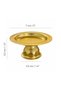 Decorative Gold Presentation Bowl - Coffee Side Tray, Turkish Delight Macaron Bowl, Promise Engagement Candy Chocolate Treat Bowl - 7