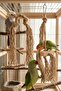 Natural Jute Bird and Parrot Chewing Toy Set