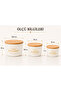 3-Piece Retro Design Storage Container Set with Lids, Bamboo Lid, Mica Food Storage Container, Bpa-Free, Silicone Seal Storage Box - 3