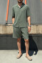 Male, Apash Collar, Summer, 100% Cotton, Muslin Weaving, Top-Down Suit G14-303 - 3