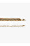 Steel Ball End Multi Chain Necklace - 3