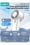 Portable Handheld Turbo Fan, Mini Personal Fans with Semi-Cooling Plate＆Extendable Bracket, Cooling Fan for Outdoor Activities, Travel, Working, 3 Gears Adjustable and USB Rechargeable - 4