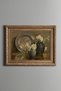 A Work in Grayscale - Vintage Patterned Painting - Thick Model