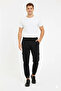 Men's Black Jogger Sweatpants Comfortable Fit, Pack of Cargo Pocket , Elasticated Legs, Casual Sports Trousers - Black - 3