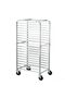 Bun Pan Rack, 20-Tier Commercial Bakery Racks with Brake Wheels, Aluminum Racking Trolley Storage for Half & Full Sheet, Speed Rack For Kitchen Home, Bread Baking Equipment, 51x66x178cm - 3