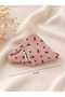 Dark Pink Satin Design Fabric Dubai Buckle with Clasp 13 cm 1 Piece - 3