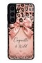 Samsung S25 Fe Coquette Wild Bow Design Glossy Phone Case