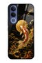 Vivo V70 Fe Golden Koi Elegance Design Glossy Phone Case
