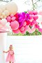 Pink Girl Head Shaped Foil Balloon - 5
