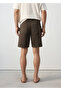 Regular fit jean bermuda şort - 4