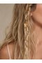 Set of 15 Gold Hair Hoops – Chain Detailed Hair Hoops – Bohemian Braided Hair Accessory with Sea Figures – Festival and Beach Hair Jewelry - 3