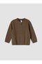 Özmarka New Season Brown Baby Boy Zippered Sweatshirt - 3