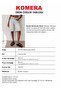 Women's Blue Color 34_W3 High Waist Bermuda Shorts - 4