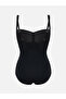 Alita City Lcw Dream Black Plain Women's Swimsuit with a Difference - 2