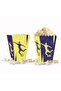 Yellow Navy Blue Fan Birthday Set for 16 People - 2