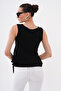 Eteği̇ Volanli Steel Sleeveless Bluz - 8