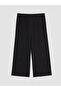 Black 100% Cotton Women's Capri Pajama Bottoms - 2