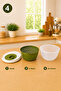 4.5 L Large Size Salad Dehydrator Spin Dryer Greenery Vegetable Drying Apparatus - 4