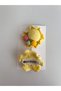Girl's Knitted Snapback Hat Buckle (Yellow Shades) - 3