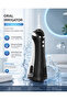 Portable Oral Irrigator Water Flosser water pick (Black)– 3 Cleaning Modes, 200ml Tank, USB Rechargeable