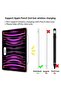 Clear Case for iPad Pro 12.9 (6th, 5th, 4th Gen) - Apple Pencil 2nd Gen Charging Support - 5