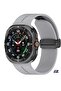 Magnetic D-Buckle Silicone Sports Strap for Samsung Galaxy Watch 7 Ultra 2024