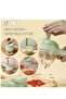 Mini Electric Garlic Chopper, 4 In 1 Handheld Electric Vegetable Cutter Set, with Brush, for Garlic Pepper Chili Onion Celery Ginger Meat - 3