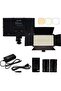 600 LED Video Light Kit – Rechargeable & Plug-Powered Camera Video Light, 3200K-5600K
