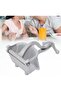 Manual Citrus Juicer Aluminum Alloy Squeezer with Dual Funnels, Heavy-Duty Hand Press - 5