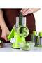 4 Pcs Vegetable Slicer 3 In 1 Handheld Spiral Rotary Drum Slicer For Vegetable Fruit Cheese Nut